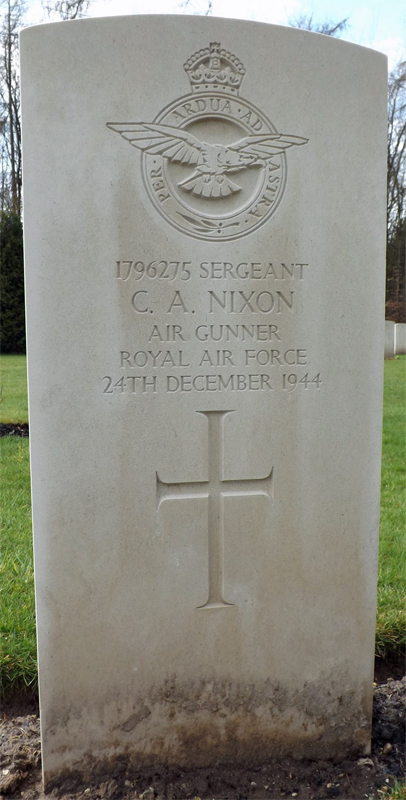 Sgt Charles Alexander Nixon<br /><br /><br />died on active duty - December 24th, 1944